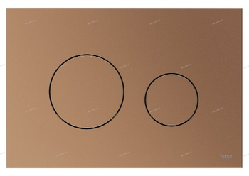 Пластиковая панель смыва унитаза TECEloop для системы двойного смыва, красная бронза металлик - Профессиональное сантехническое и инженерное оборудования для систем отопления, водоснабжения, холодоснабжения, газоснабжения. Умные технологии, Екатеринбург