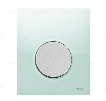 TECEloop Urinal, панель смыва для писсуара, Стекло Зеленое, Клавиша Хром Матовый - Профессиональное сантехническое и инженерное оборудования для систем отопления, водоснабжения, холодоснабжения, газоснабжения. Умные технологии, Екатеринбург