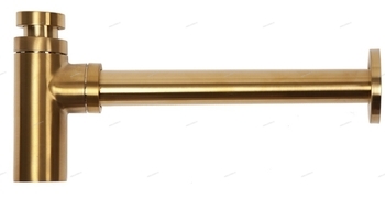СИФОН ДЛЯ РАКОВИНЫ ИЛИ УМЫВАЛЬНИКА - ЛАТУННЫЙ ARROWHEAD - ЦВЕТ ЗОЛОТОЙ МАТОВЫЙ - Профессиональное сантехническое и инженерное оборудования для систем отопления, водоснабжения, холодоснабжения, газоснабжения. Умные технологии, Екатеринбург