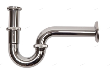 Сифон латунный Р-образный цвет ХРОМ ГЛЯНЦЕВЫЙ - Профессиональное сантехническое и инженерное оборудования для систем отопления, водоснабжения, холодоснабжения, газоснабжения. Умные технологии, Екатеринбург