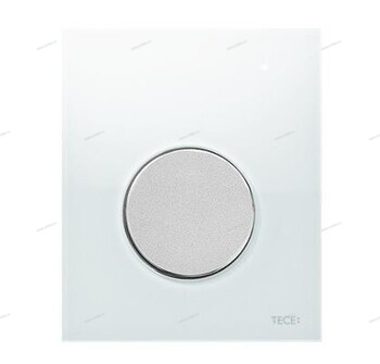 TECEloop Urinal, панель смыва для писсуара, Стекло Белое, Клавиша Хром Матовый - Профессиональное сантехническое и инженерное оборудования для систем отопления, водоснабжения, холодоснабжения, газоснабжения. Умные технологии, Екатеринбург
