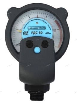 Реле давления воды стрелочное c защитой от сухого хода (РДС-30) G1/2" для скважинных насосов - Профессиональное сантехническое и инженерное оборудования для систем отопления, водоснабжения, холодоснабжения, газоснабжения. Умные технологии, Екатеринбург