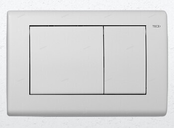 TECEplanus, панель смыва с двумя клавишами. Белая Матовая - Профессиональное сантехническое и инженерное оборудования для систем отопления, водоснабжения, холодоснабжения, газоснабжения. Умные технологии, Екатеринбург