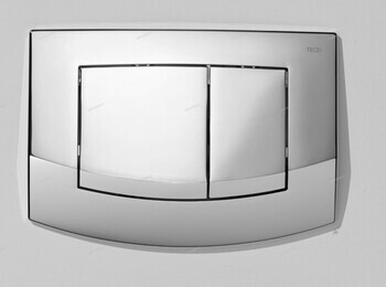TECEambia, панель смыва с двумя клавишами, хром глянцевый - Профессиональное сантехническое и инженерное оборудования для систем отопления, водоснабжения, холодоснабжения, газоснабжения. Умные технологии, Екатеринбург