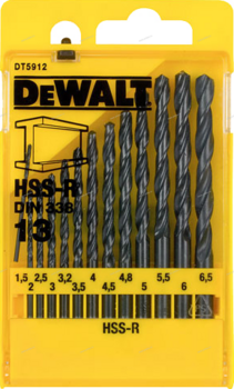 Набор сверл DeWALT DT5912 - набор из 13 штук - Профессиональное сантехническое и инженерное оборудования для систем отопления, водоснабжения, холодоснабжения, газоснабжения. Умные технологии, Екатеринбург