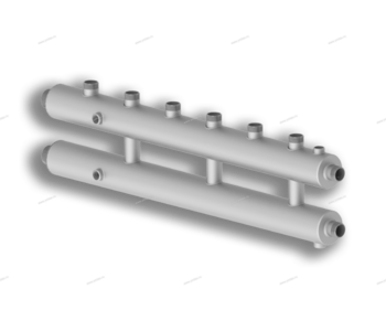Гидравлический коллектор универсальный Север-R-КМ4 AISI - Профессиональное сантехническое и инженерное оборудования для систем отопления, водоснабжения, холодоснабжения, газоснабжения. Умные технологии, Екатеринбург