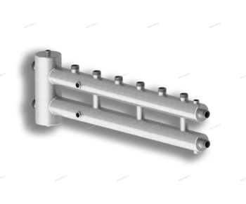Гидравлический разделитель, совмещенный с коллектором Север-R-М4 (сталь 09Г2С) - Профессиональное сантехническое и инженерное оборудования для систем отопления, водоснабжения, холодоснабжения, газоснабжения. Умные технологии, Екатеринбург