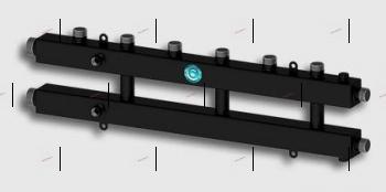 СЕВЕР КМ4 Коллектор комбинированный - Профессиональное сантехническое и инженерное оборудования для систем отопления, водоснабжения, холодоснабжения, газоснабжения. Умные технологии, Екатеринбург