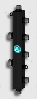 СЕВЕР-KUV - каскадный узел вертикального типа для подключения в каскад 2-х или 3-х котлов - Профессиональное сантехническое и инженерное оборудования для систем отопления, водоснабжения, холодоснабжения, газоснабжения. Умные технологии, Екатеринбург