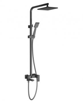 Timo Selene душ. система SX-2013/03 black (3-х режимная) чёрная матовая - Профессиональное сантехническое и инженерное оборудования для систем отопления, водоснабжения, холодоснабжения, газоснабжения. Умные технологии, Екатеринбург