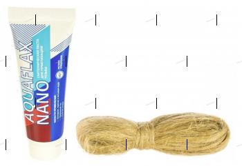 AquaflaxNano, набор паста 80г туба +20г лён(ЕВРО) - Профессиональное сантехническое и инженерное оборудования для систем отопления, водоснабжения, холодоснабжения, газоснабжения. Умные технологии, Екатеринбург