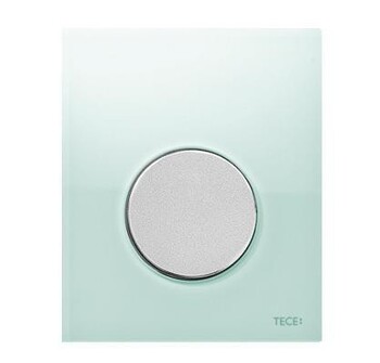 TECEloop Urinal, панель смыва для писсуара, Стекло Зеленое, Клавиша Хром Матовый - Профессиональное сантехническое и инженерное оборудования для систем отопления, водоснабжения, холодоснабжения, газоснабжения. Умные технологии, Екатеринбург