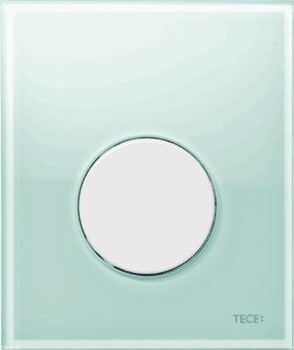 TECEloop Urinal, панель смыва для писсуара, Стекло Зеленое, Клавиша Белая - Профессиональное сантехническое и инженерное оборудования для систем отопления, водоснабжения, холодоснабжения, газоснабжения. Умные технологии, Екатеринбург