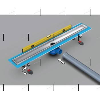 Дренажный канал прямой с уплотнительной манжетой (700 мм) - Профессиональное сантехническое и инженерное оборудования для систем отопления, водоснабжения, холодоснабжения, газоснабжения. Умные технологии, Екатеринбург