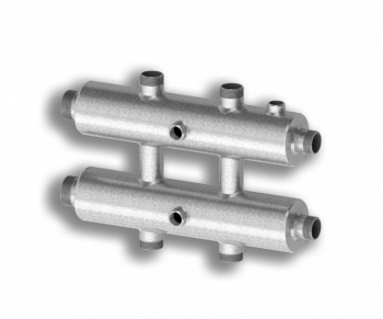 Гидравлический коллектор универсальный Север-R-КМ3 (сталь 09Г2С) - Профессиональное сантехническое и инженерное оборудования для систем отопления, водоснабжения, холодоснабжения, газоснабжения. Умные технологии, Екатеринбург