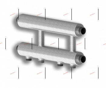 Каскадный узел горизонтального типа предназначен для подключения в каскад 2-х или 3-х котлов Север-R-KUG (сталь 09Г2С) - Профессиональное сантехническое и инженерное оборудования для систем отопления, водоснабжения, холодоснабжения, газоснабжения. Умные технологии, Екатеринбург