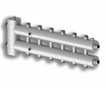Гидравлический разделитель, совмещенный с коллектором Север-R-М7 (сталь 09Г2С) - Профессиональное сантехническое и инженерное оборудования для систем отопления, водоснабжения, холодоснабжения, газоснабжения. Умные технологии, Екатеринбург
