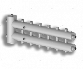 Гидравлический разделитель, совмещенный с коллектором Север-R-М7 AISI - Профессиональное сантехническое и инженерное оборудования для систем отопления, водоснабжения, холодоснабжения, газоснабжения. Умные технологии, Екатеринбург