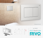 RIVO Touch Line Белый матовый - Профессиональное сантехническое и инженерное оборудования для систем отопления, водоснабжения, холодоснабжения, газоснабжения. Умные технологии, Екатеринбург