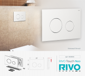 RIVO Touch Neo Белый матовый - Профессиональное сантехническое и инженерное оборудования для систем отопления, водоснабжения, холодоснабжения, газоснабжения. Умные технологии, Екатеринбург