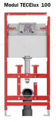 Застенный модуль TECElux 100 для установки подвесного унитаза (h=1120 мм) - Профессиональное сантехническое и инженерное оборудования для систем отопления, водоснабжения, холодоснабжения, газоснабжения. Умные технологии, Екатеринбург