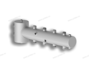 Гидравлический разделитель, совмещенный с коллектором Север-R-T4 AISI - Профессиональное сантехническое и инженерное оборудования для систем отопления, водоснабжения, холодоснабжения, газоснабжения. Умные технологии, Екатеринбург