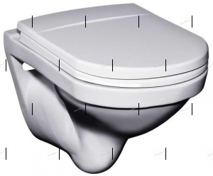 Gustavsberg - 5693 Logic унитаз подвесной + сидение с крышкой Soft Close (плавное закрывание) - Профессиональное сантехническое и инженерное оборудования для систем отопления, водоснабжения, холодоснабжения, газоснабжения. Умные технологии, Екатеринбург